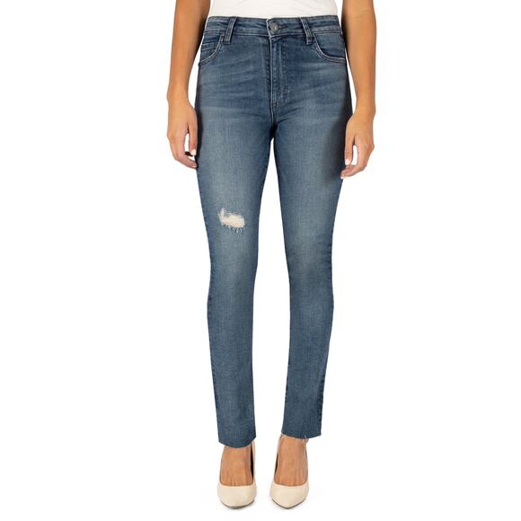 Kut from the Kloth Blue Straight Leg Jeans - Picture 1 of 9
